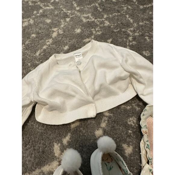 Haute Hippie Infant Girls Dress Set Carter’s Sweater Cardigan - Picture 8 of 11